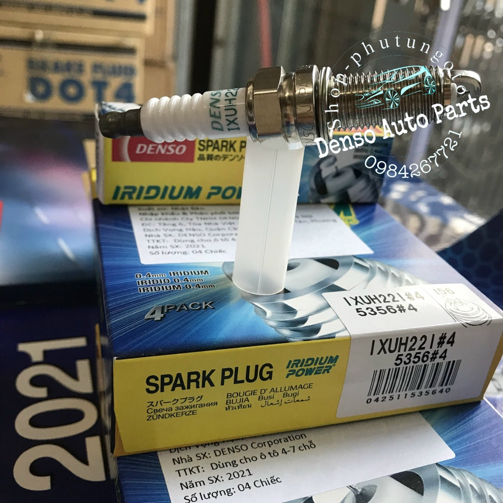 Bugi Kia Morning 2013- Bugi Denso Iridium Ixuh22i Nhật Bản