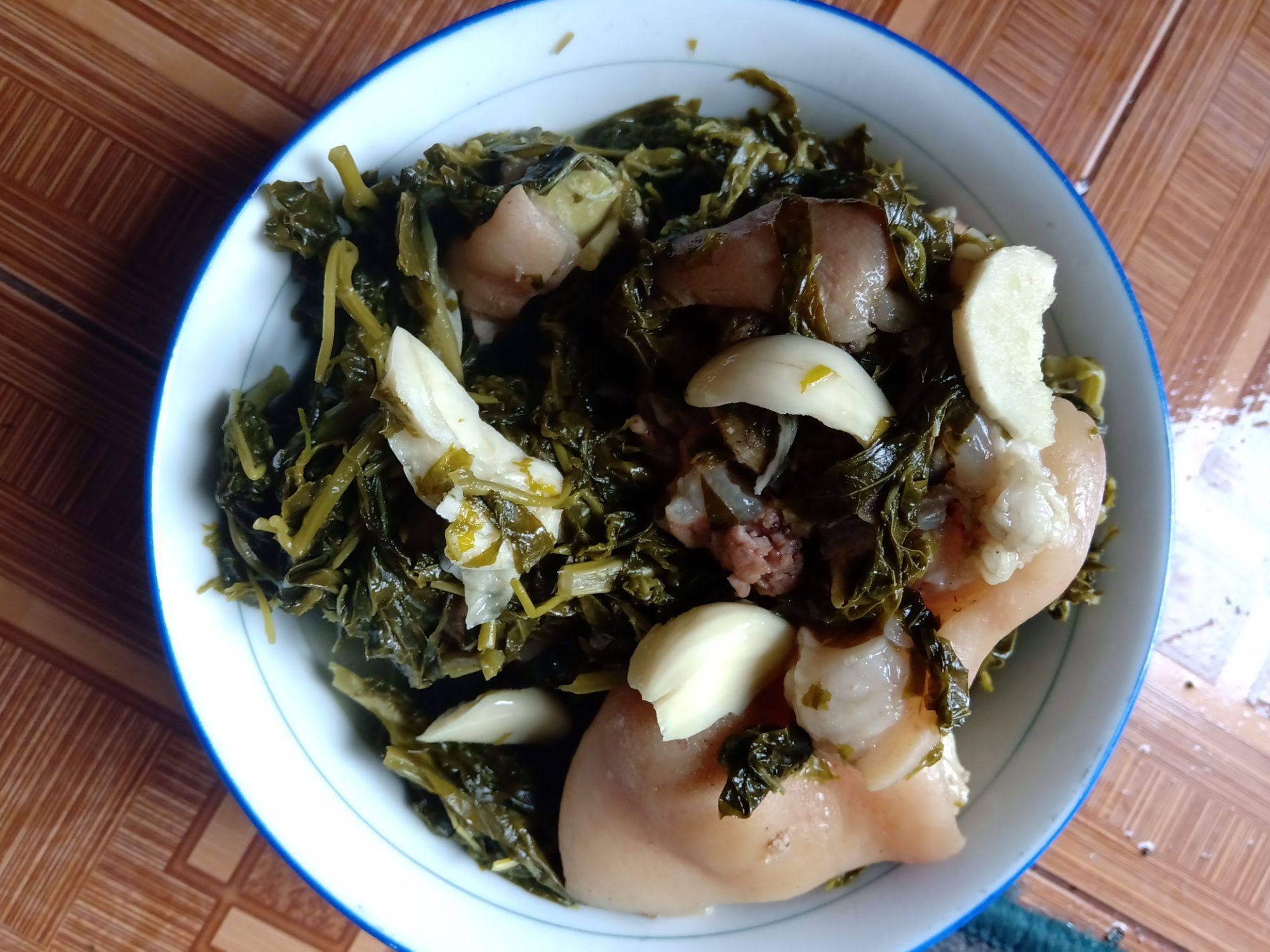 Rau sắn muối chua - Đặc sản Phú Thọ