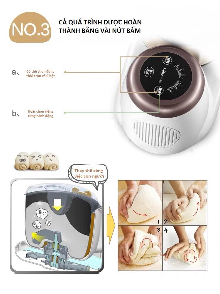 Máy Trộn Bột & Ủ Bột Bear HMJ-A35A1