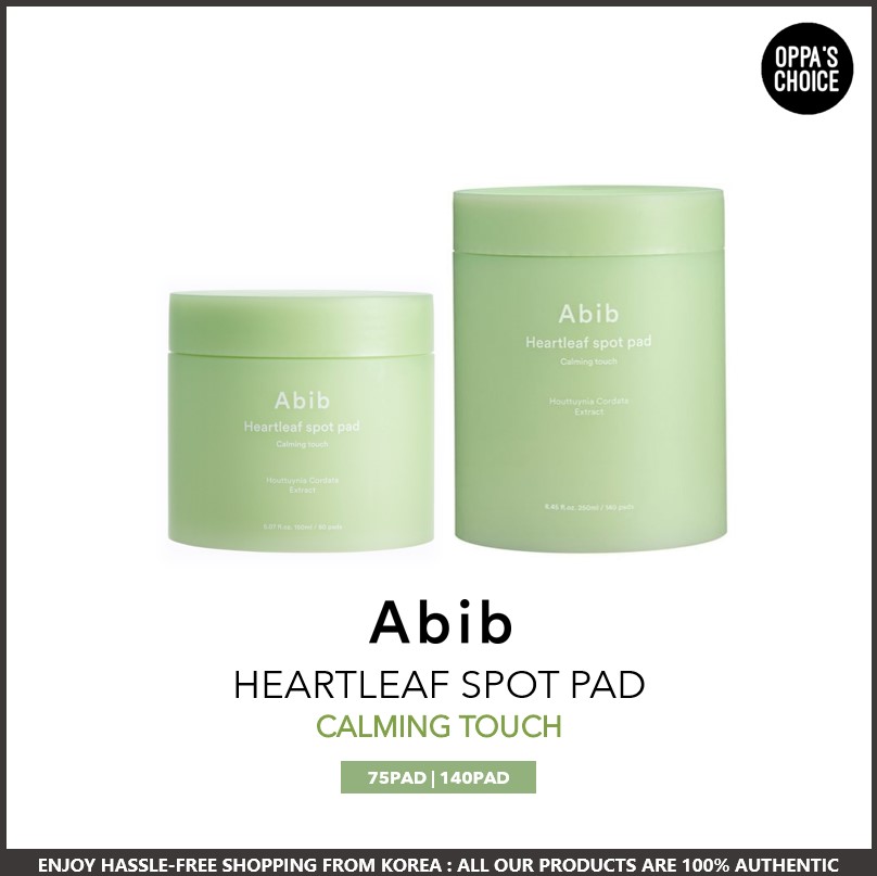 [READY TO SHIP] ABIB HEARTLEAF SPOT PAD CALMING TOUCH 80PADS/180PADS
