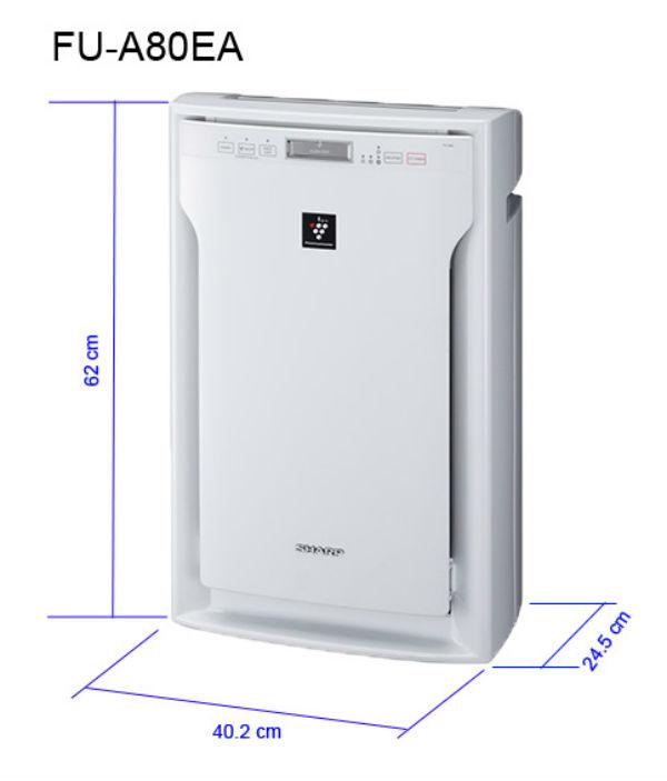 Máy Lọc Không Khí Sharp FU-A80EA-W