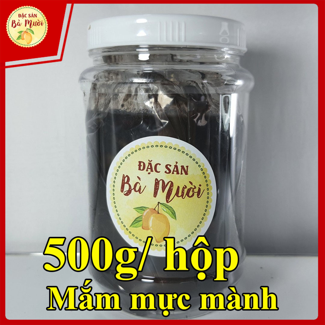 Mắm mực mành Bình Định (500g) - Đặc Sản Bà Mười