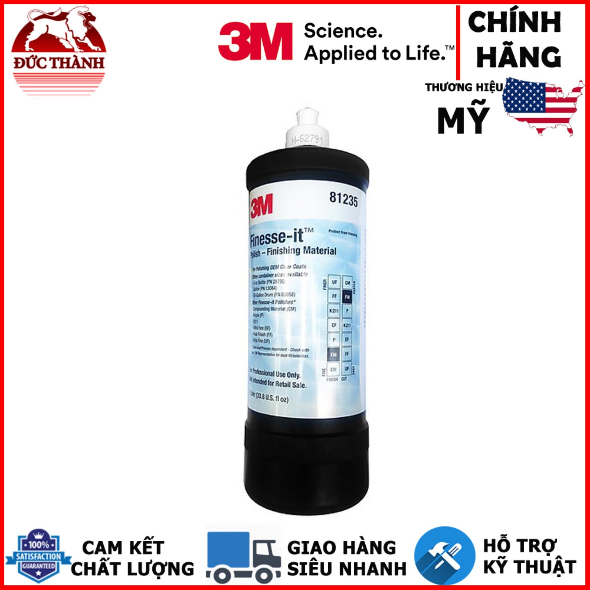 Paste đánh bóng 1 bước nhanh chóng 3M Polish - Finishing Material 81235 1lit