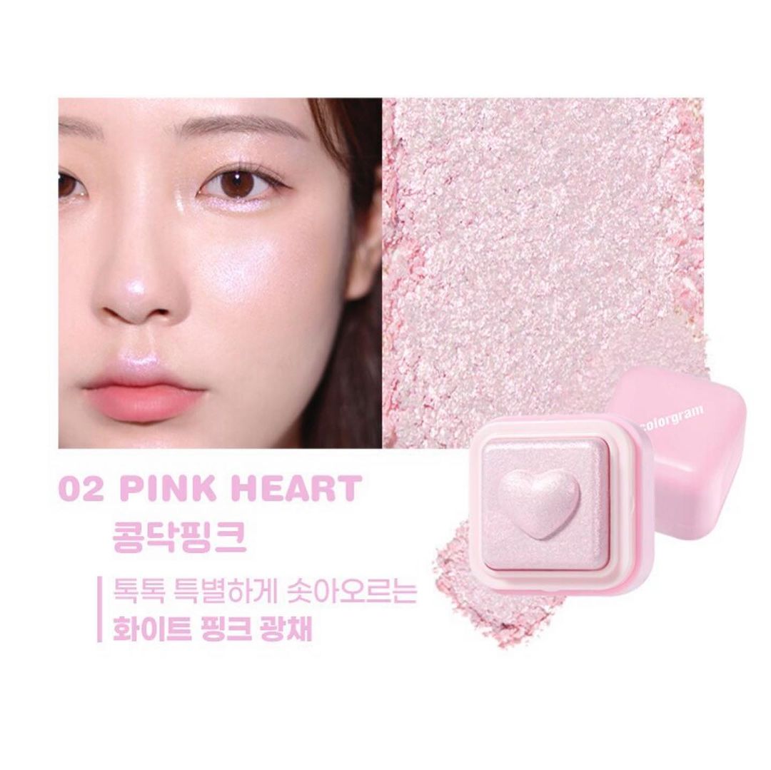 Highlight COLORGRAM Milk Bling Heartlighter 2.2g