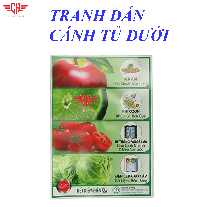 Tem dán tủ lạnh PANASONIC Khổng lồ mẫu 1
