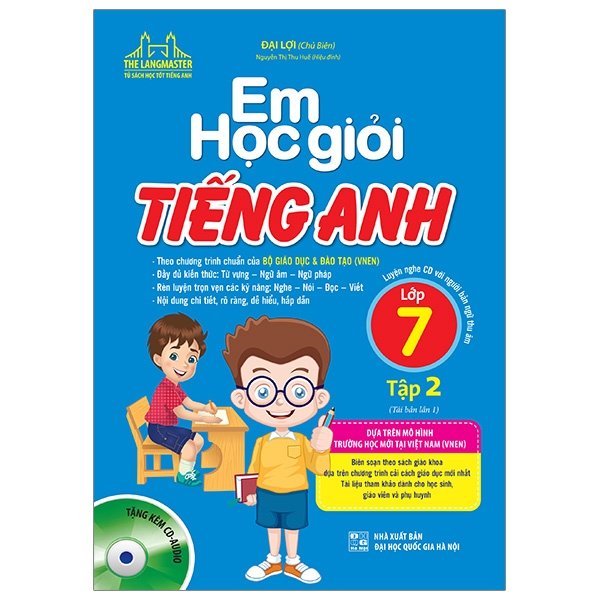 Fahasa - em học giỏi tiếng anh lớp 7 tập 2
