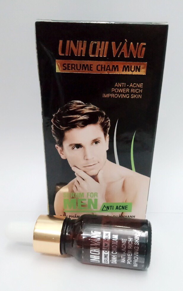 [HCM]SERUM MỤN dành cho nam LINH CHI VÀNG