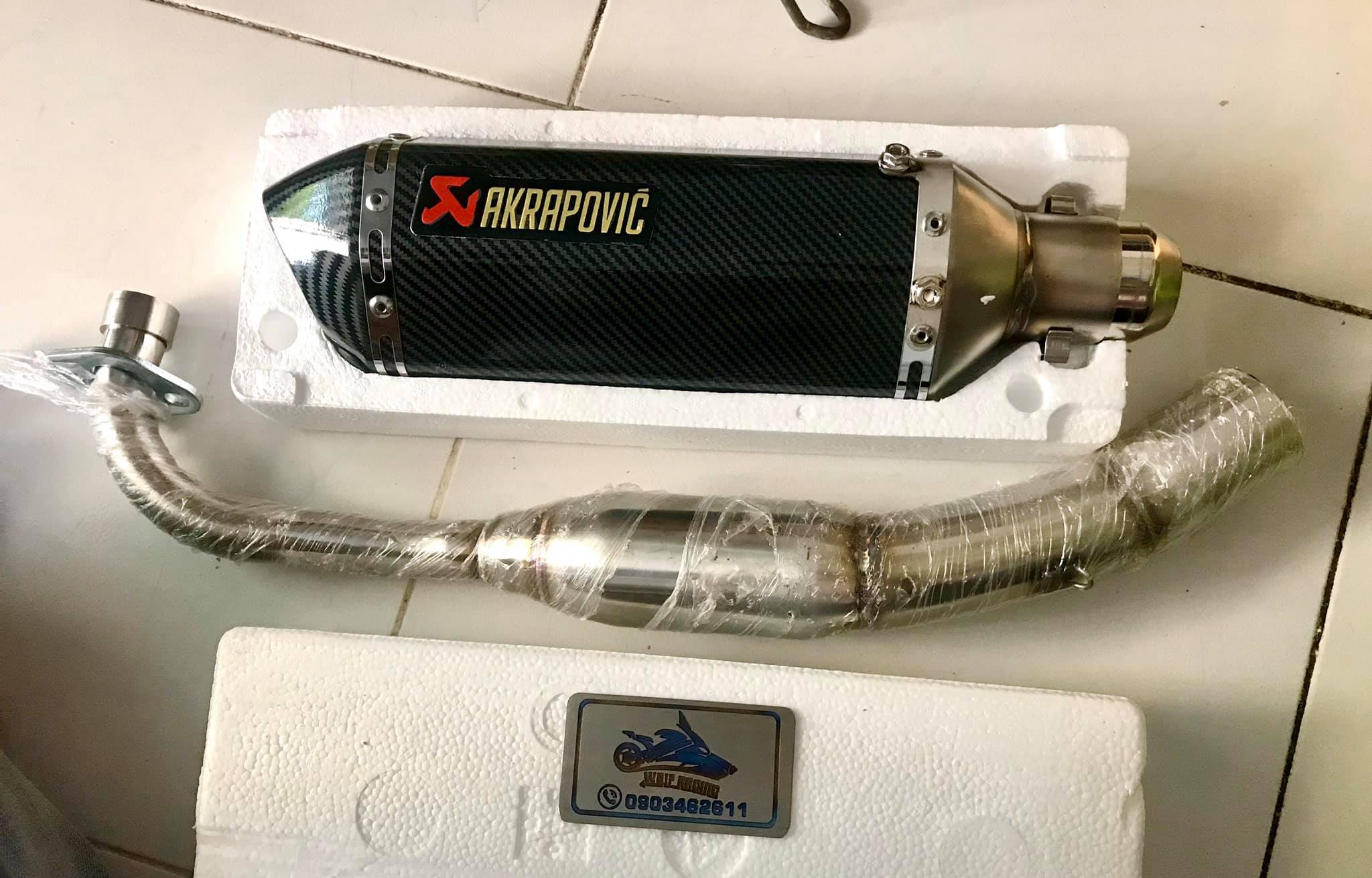 [HCM]PÔ AKRAPOVIC CARBON MINI