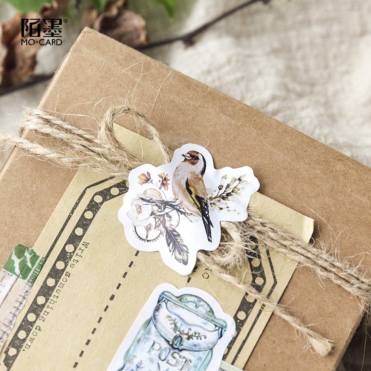 HỘP 45 STICKER ĐỒNG HỒ THỜI GIAN VINTAGE