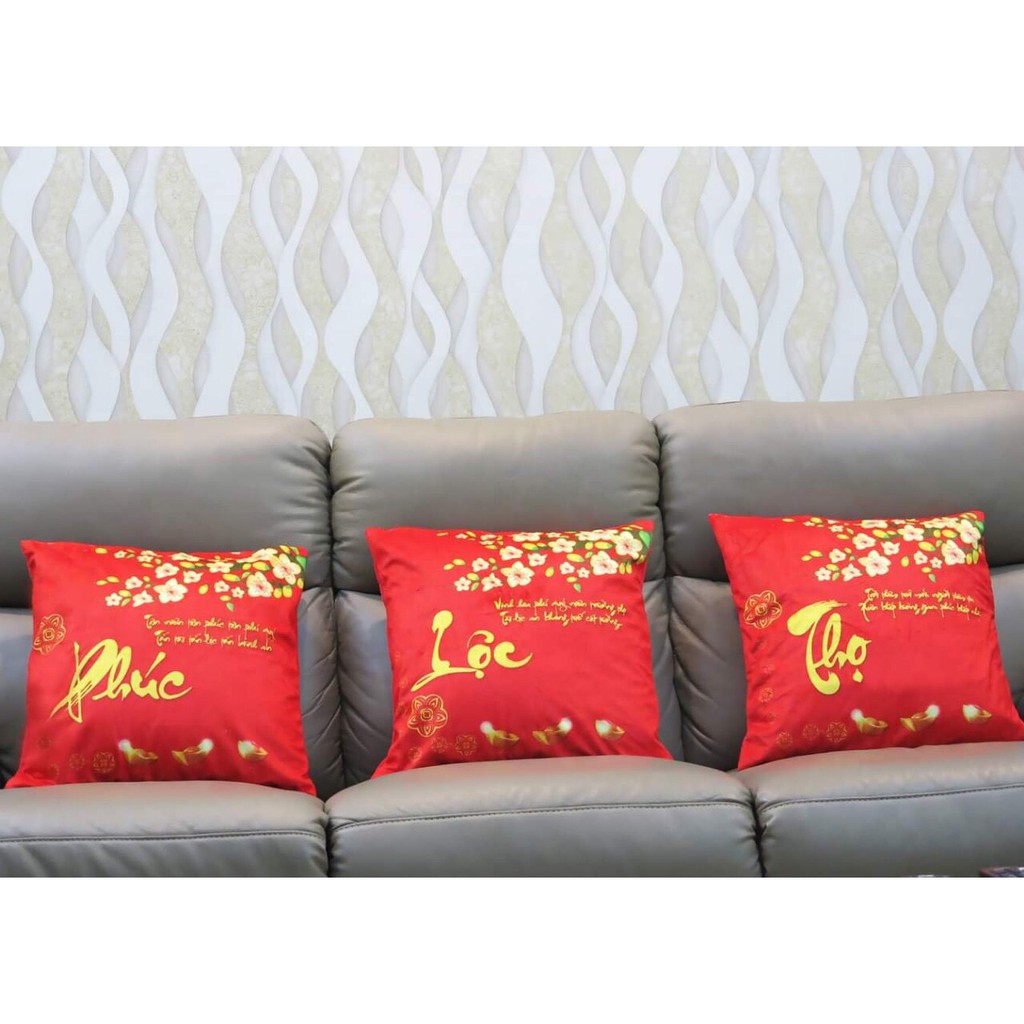 Set 3 Vỏ gối Phúc Lộc Thọ
