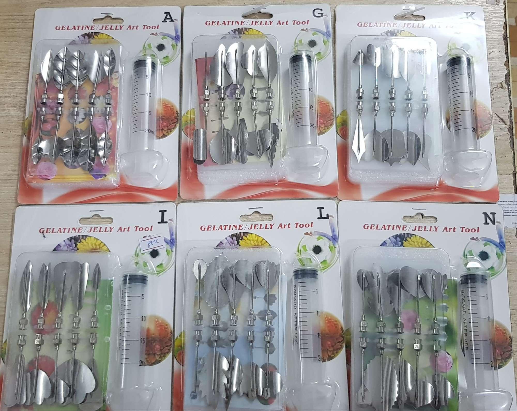 Bộ 10 kim làm thạch rau câu 3D