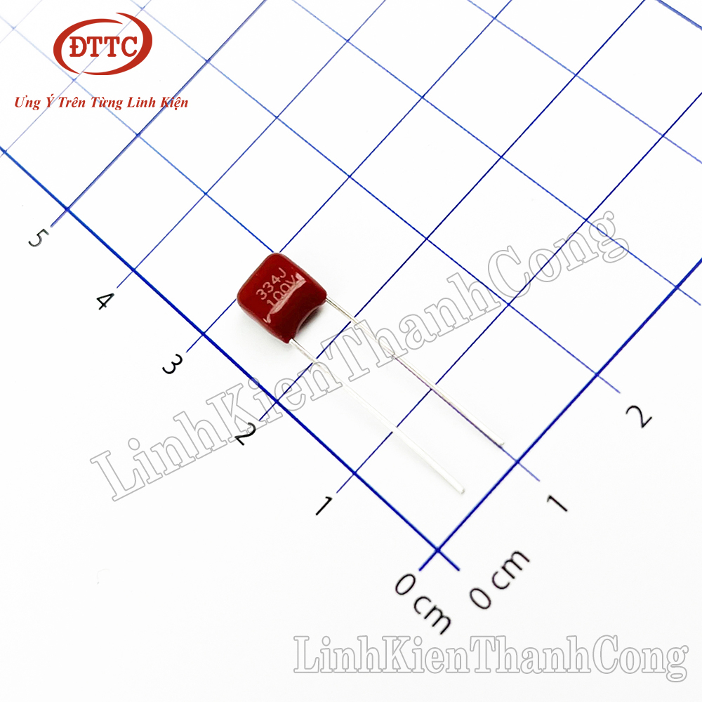 Tụ cbb 0.33uf 334j 100v 5mm