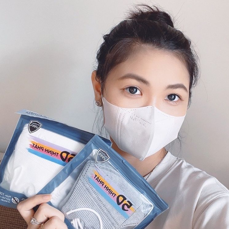 Hộp 100 Chiếc Khẩu Trang 5D Thịnh Phát 3 Lớp Kháng Khuẩn