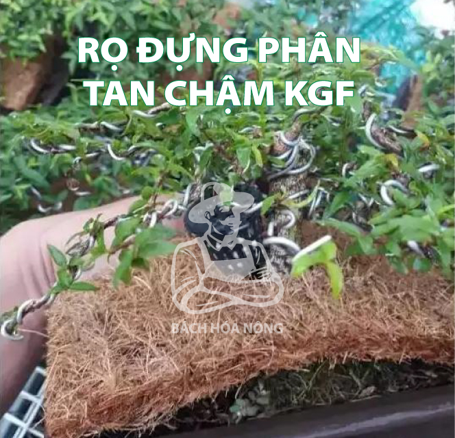 [HCM]Rọ đựng phân tan chậm KGF loại nhỏ hình tròn (100 cái)