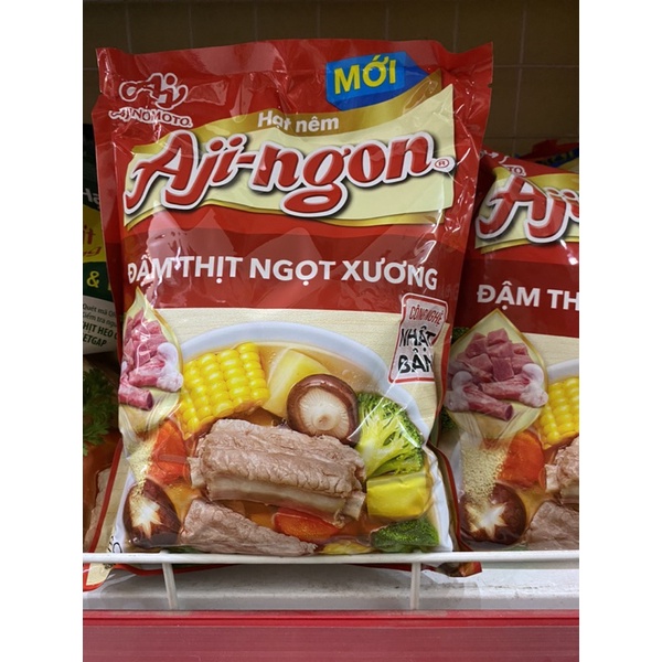 Hạt nêm Aji - ngon gói 900g ngon ngọt