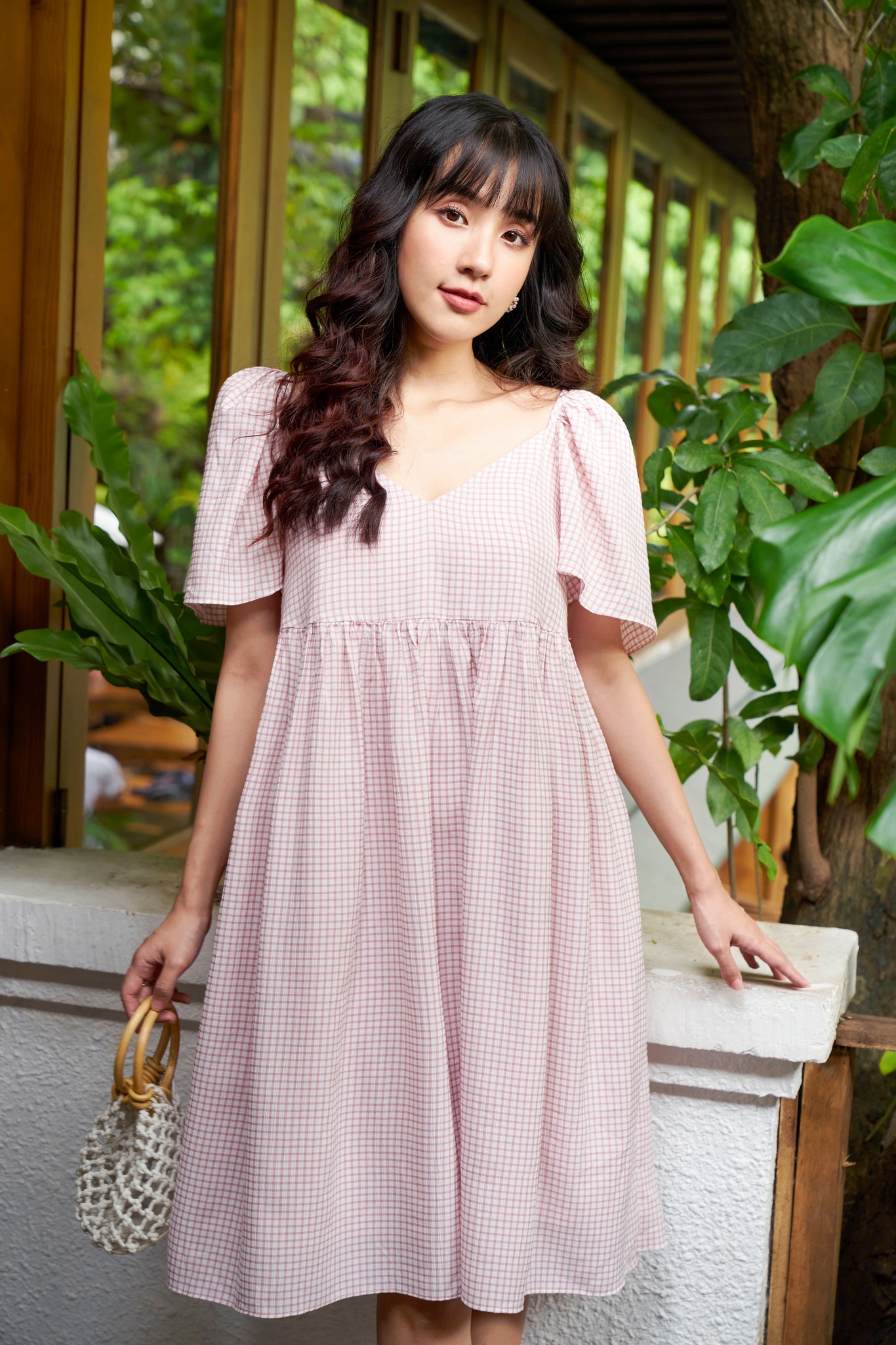 OLV - Đầm Bona Checked Dess
