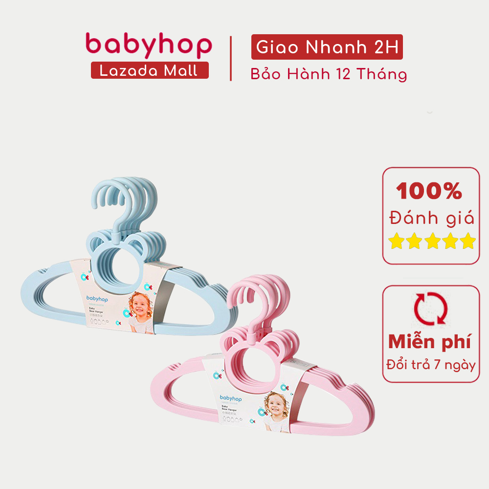 Set 5 móc quần áo cho bé Babyhop
