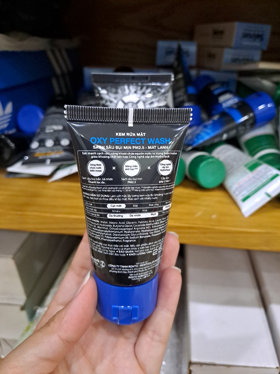 Sữa/kem rửa mặt Oxy nhiều mẫu minisize 25g