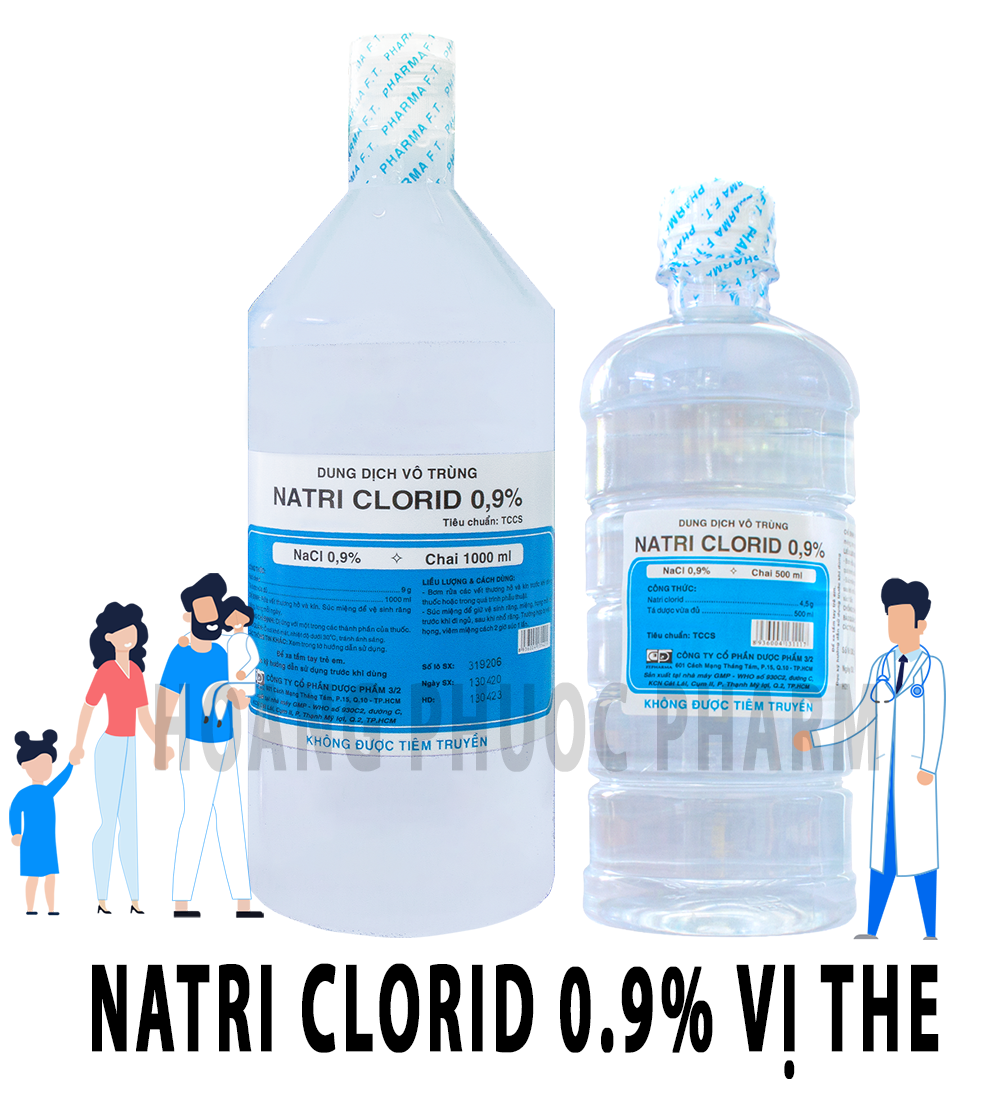 Nước Muối Sinh Lý Natri Clorid 0.9%
