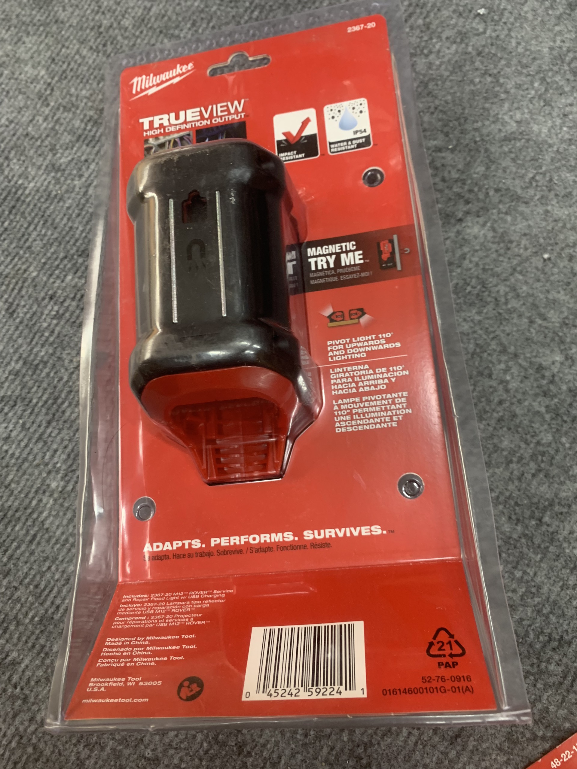 Đèn chiếu sáng trục xoay Milwaukee M12 2367-20