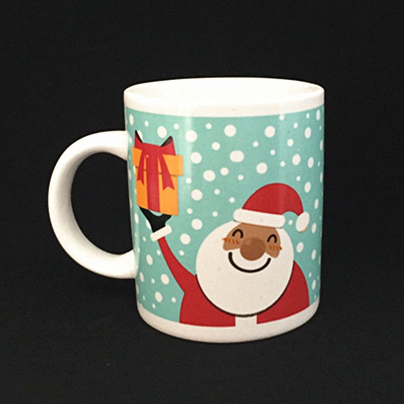Cốc sứ uống trà cà phê in hình giáng sinh vui vẻ- quà tặng Noel
