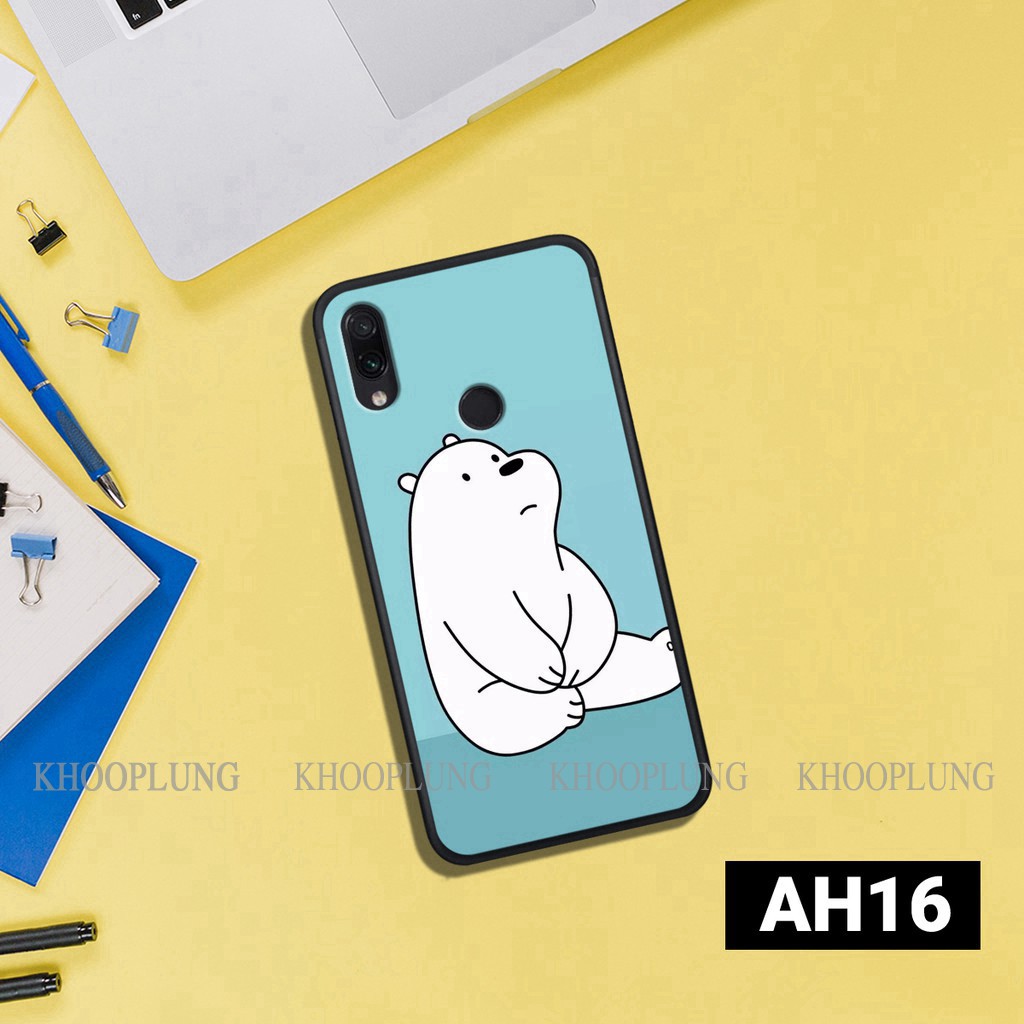 Ốp lưng Xiaomi Redmi 7 - Redmi Note 7 in hình gấu Gấu dễ thương