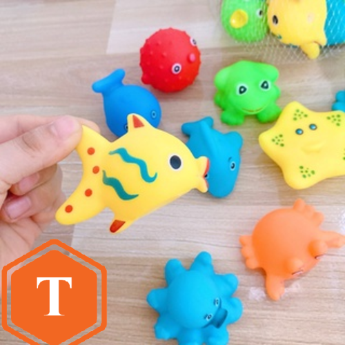 [Sale] [Sét 13 Con] Thú Thả Chậu Tắm Cho Bé