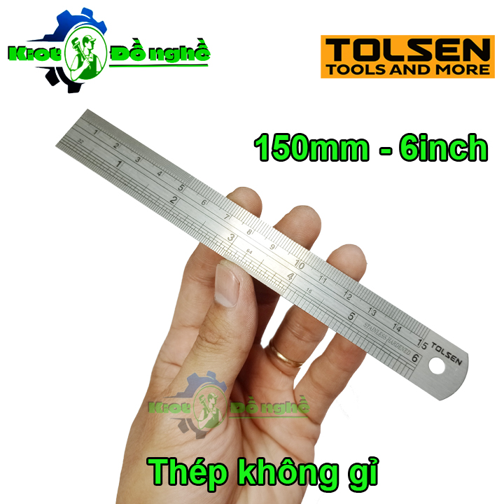 Thước lá 150mm tolsen 35024 - kiot đồ nghề