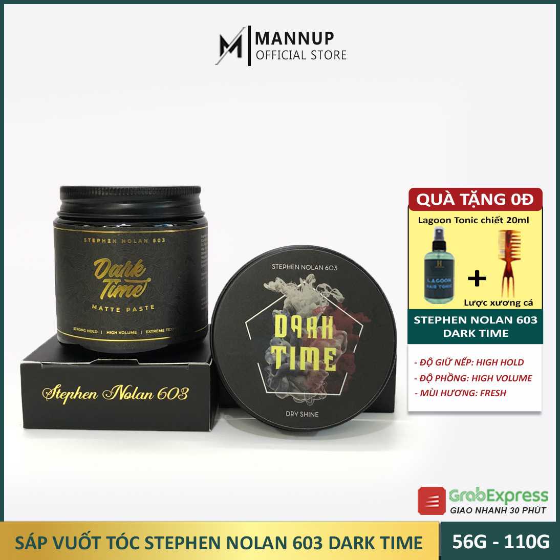 [HCM]Sáp Vuốt Tóc Stephen Nolan 603 First Time, The Second, The Eternal Dark Time 110g