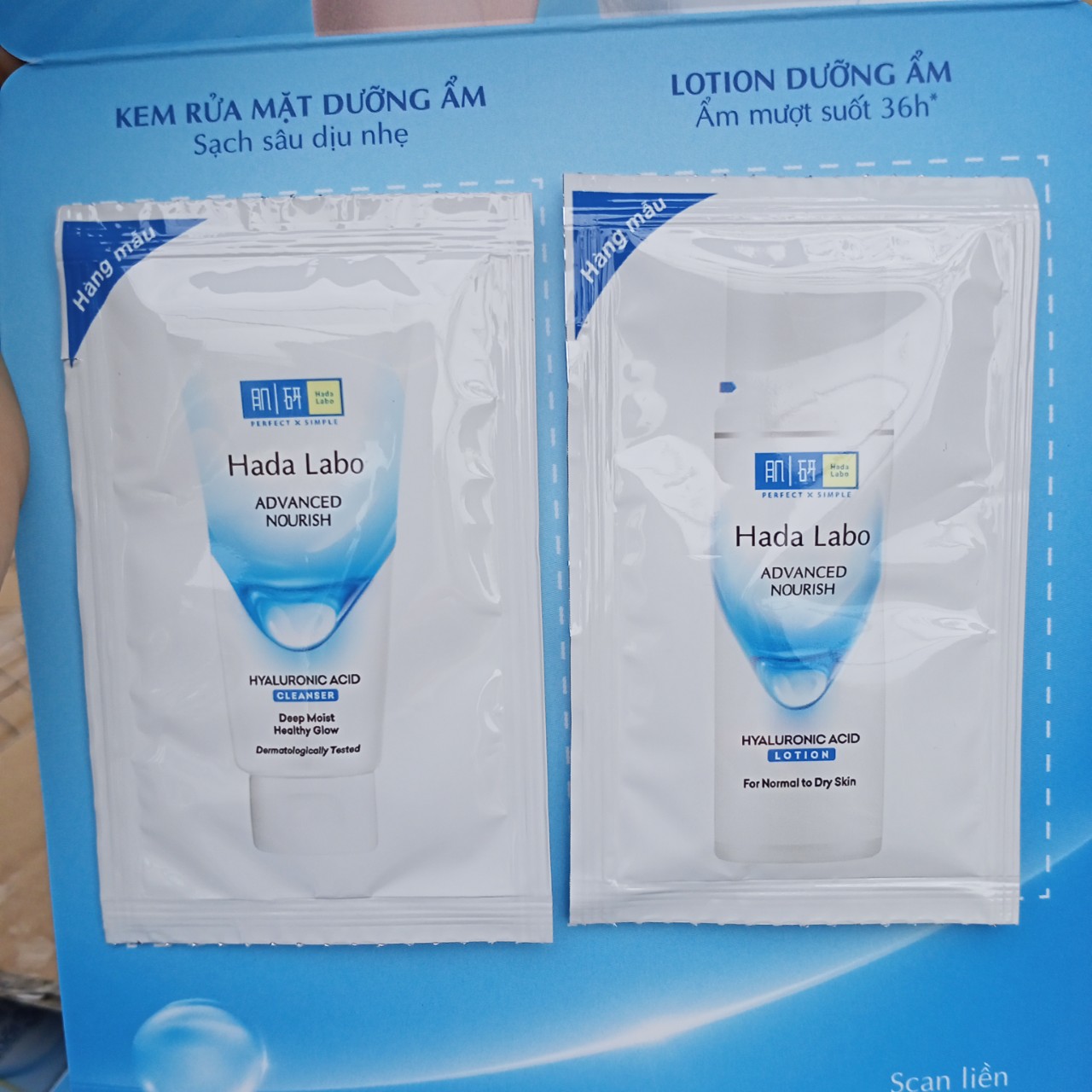 15gói dung dịch dưỡng ẩm Hada labo (Mẫu thử gói mini 3g)