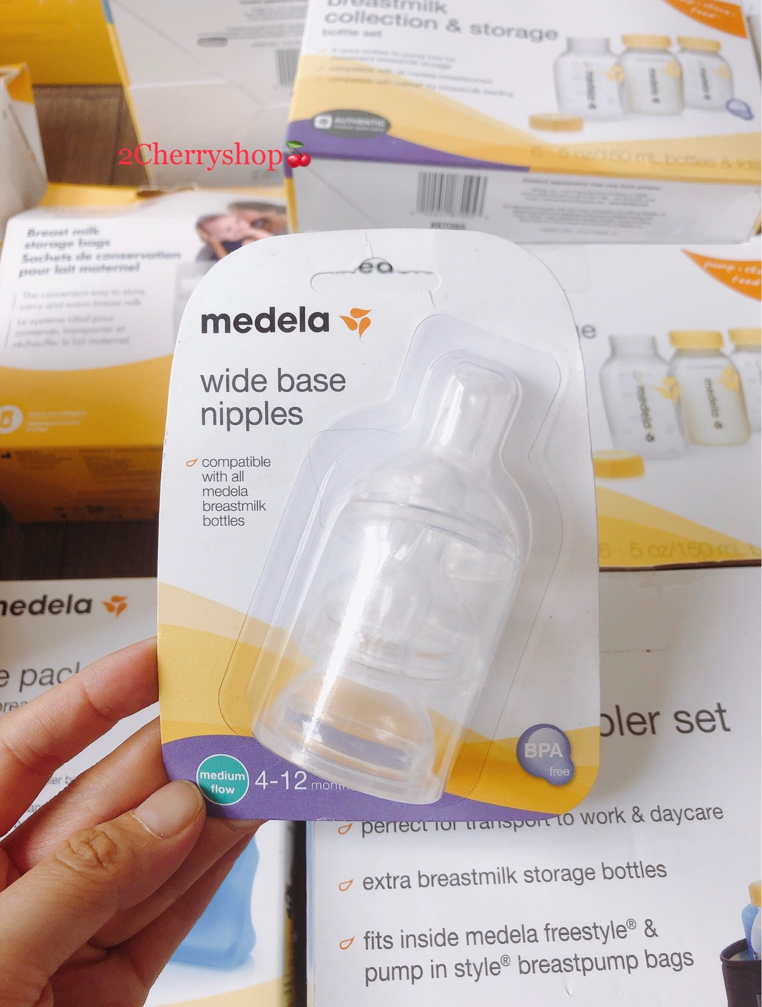 [HCM]Set 3 ty thay thế bình Medela (hàng Mỹ)