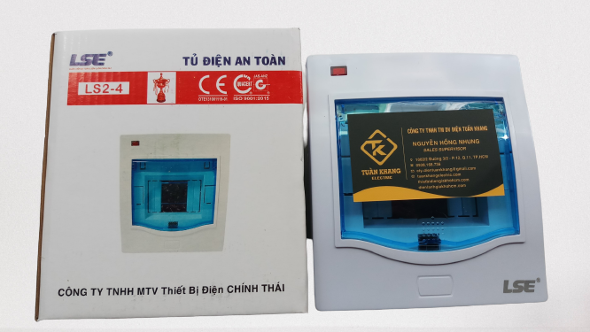 TỦ ĐIỆN, TỦ ĐỰNG CB (CB TÉP, APTOMAT) 2-4 ĐƯỜNG CÓ ĐÈN BÁO