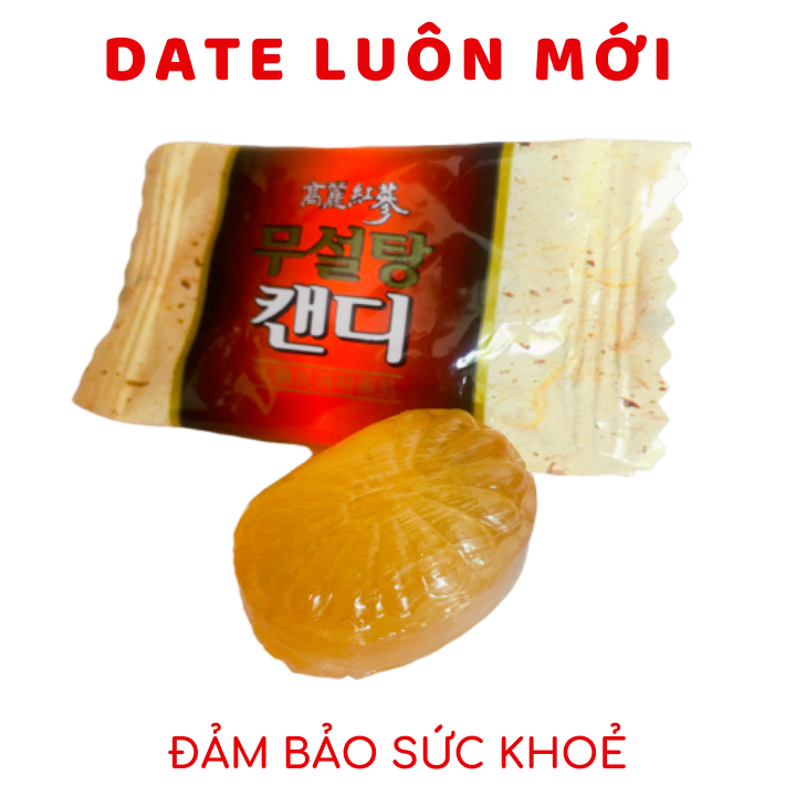 Kẹo Hồng Sâm không đường Hàn Quốc 500g