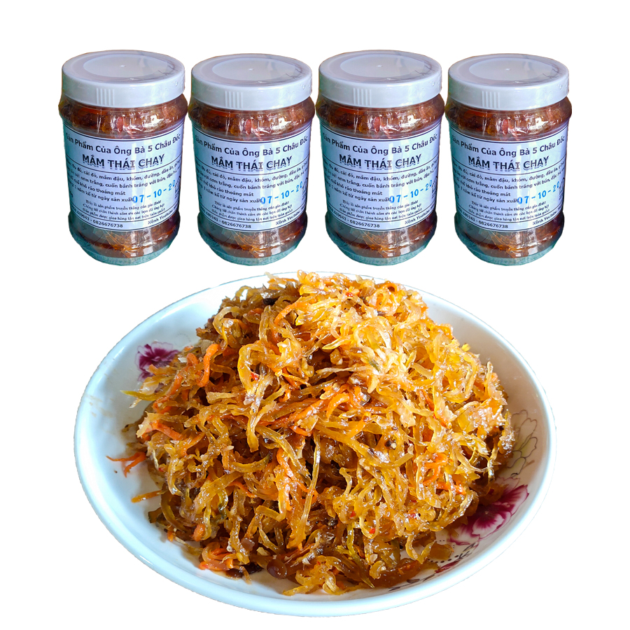 500gr Mắm Thái Chay Thập Cẩm Của Ông Bà 5 Châu Đốc