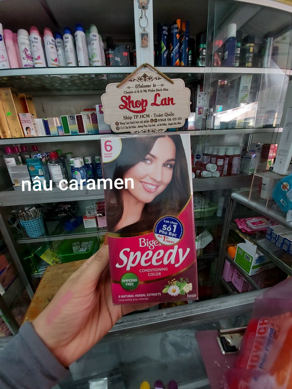 Kem nhuộm tóc Bigen Speedy số 2,3,4,5,6,7