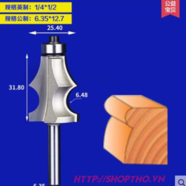 Mũi Phay Chỉ Dương Liễu Tideway