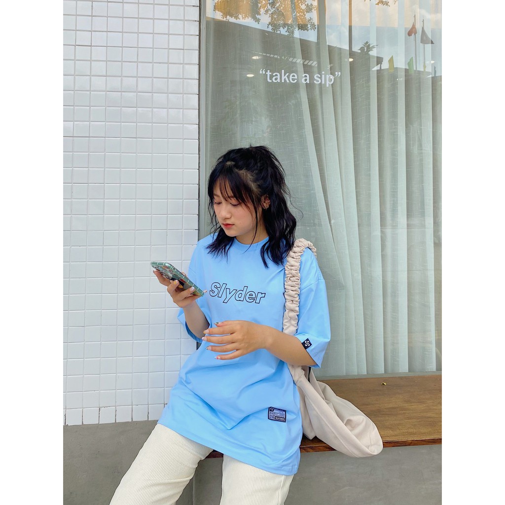 Tee Basic Slyder Ss1 -(v1) Áo Thun Tay Lỡ Streetwear (vender store)