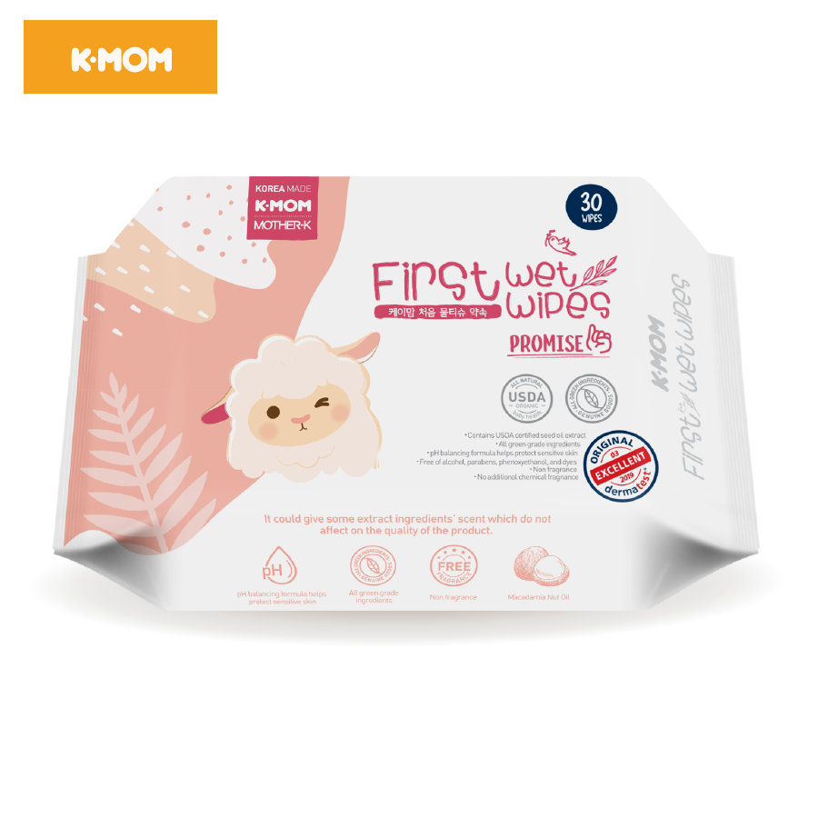 Khăn ướt cao cấp K-Mom (30c)