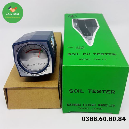 [Chính Hãng] Máy đo pH đất DM15 Nhật Bản Takemura, Bảo hành 12 tháng