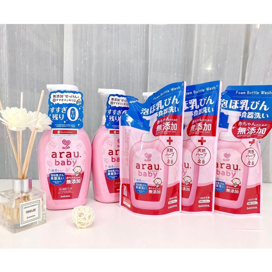 Nước rửa bình Arau baby cho bé - sản phẩm cho bé