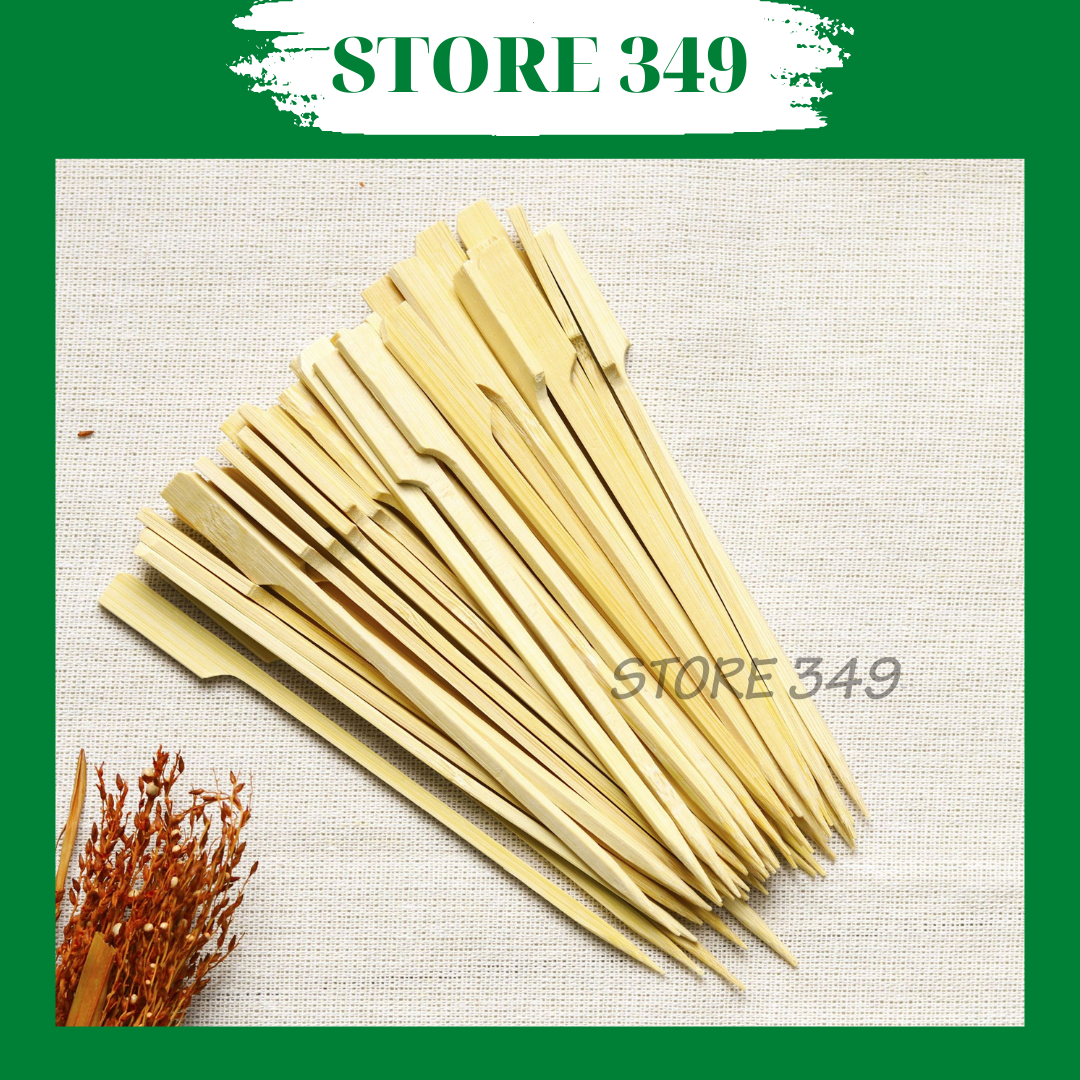 Cây Xiên Gỗ 9cm - 50 Cây Không Mắc Tre