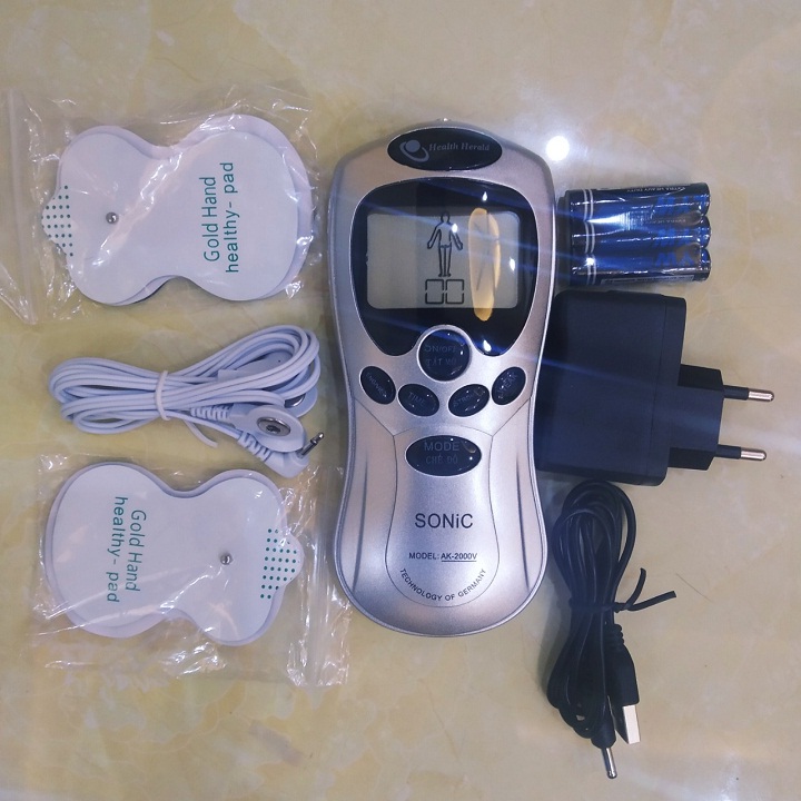 [HCM]Máy trị liệu 4 miếng Massage Bấm Huyệt Đa Năng Sonicc giảm cơn đau căng thẳng điều hòa lưu thông máu