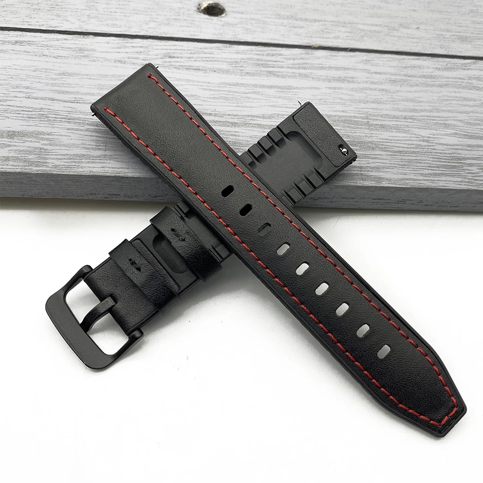 [HCM]Dây da hydrid Smartwatch 20mm/ 22mm