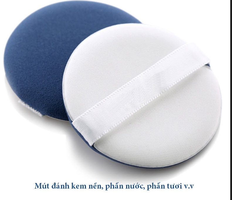 Bông Mút Tròn Tán Kem Nền, Phấn Nước, BB, Cushion