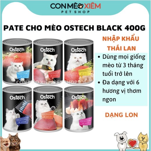  Shop bán Thức ăn con mèo
☜ Pate cho mèo Ostech black label lon 400g thức ăn tăng  hàng xách tay 1593964023_VNAMZ-6825708729