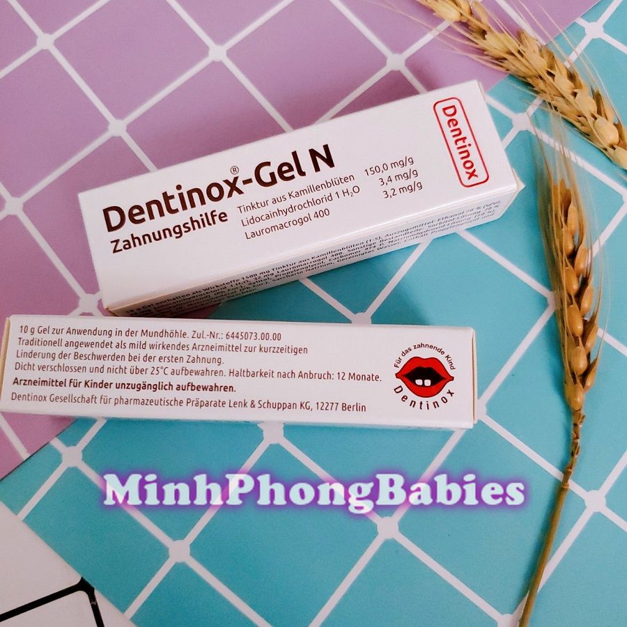 Gel bôi giảm đau khi bé mọc răng dentinox 15g