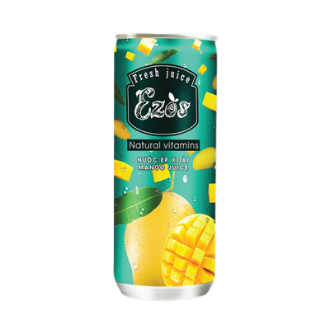 [HCM]Nước ép Ezos vị Xoài - Thùng 30 lon (240ml)
