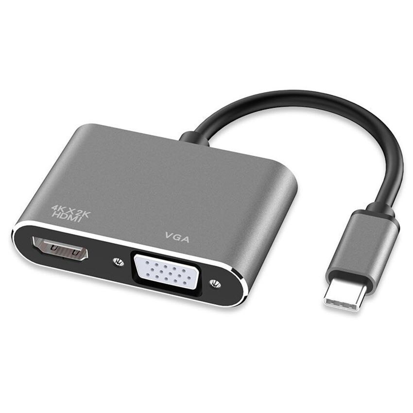 Cáp chuyển type-c ra hdmi và vga