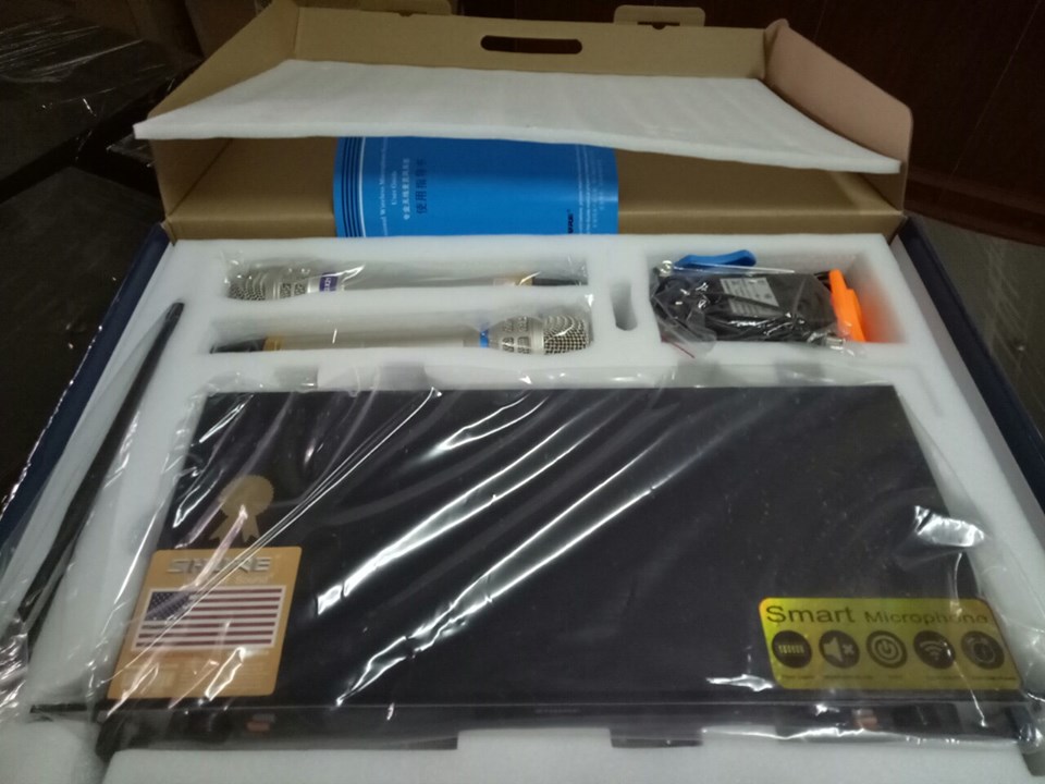 Bộ 02 Micro không dây cao cấp SHURE UGS M9 - 4 Antenna