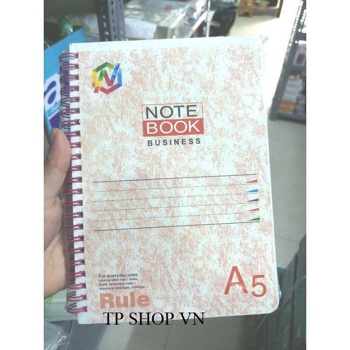 SỔ LÒ XO A5 200 TRANG